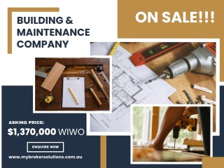 SALE! Building & Maintenance Company